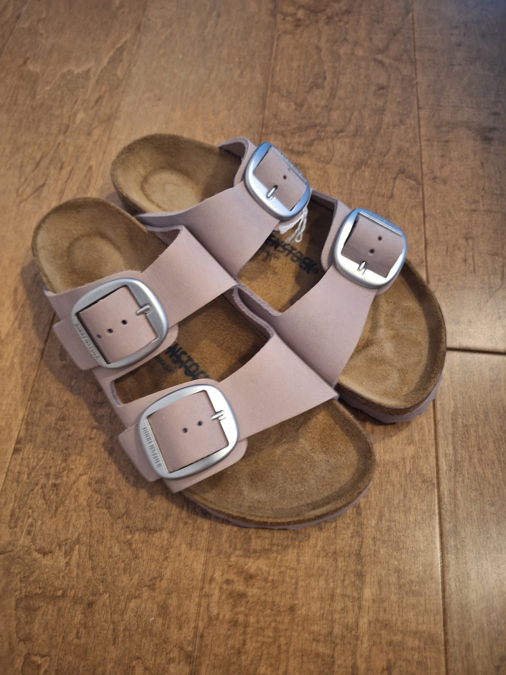 Birkenstock Arizona Soft Liliac Double-Buckle Sandals